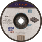 Disco de corte de metal Bosch PRO de 180 x 3 x 22,23 mm.