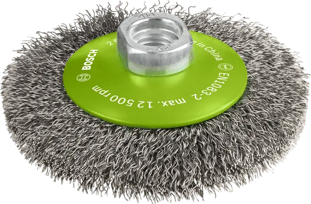 Cepillo biselado limpio de acero inoxidable Bosch PRO, 100 mm.