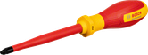 Destornillador Bosch VDE PZ3 con mango aislado.