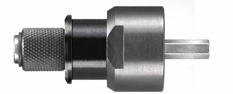 Adaptador QQC de cabeza de tornillo Bosch de 1/4 de pulgada.