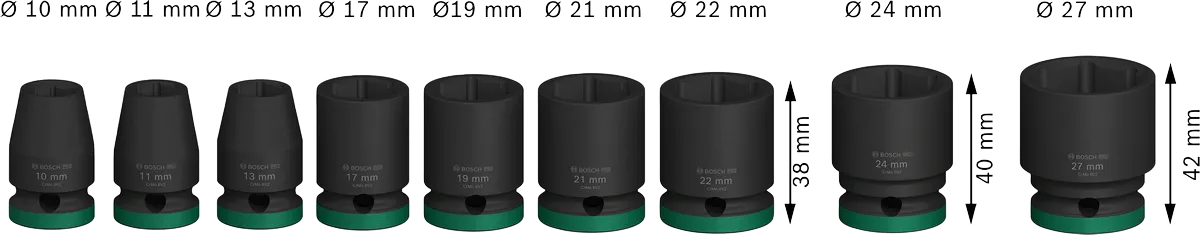Juego de llaves tubo PRO Impact