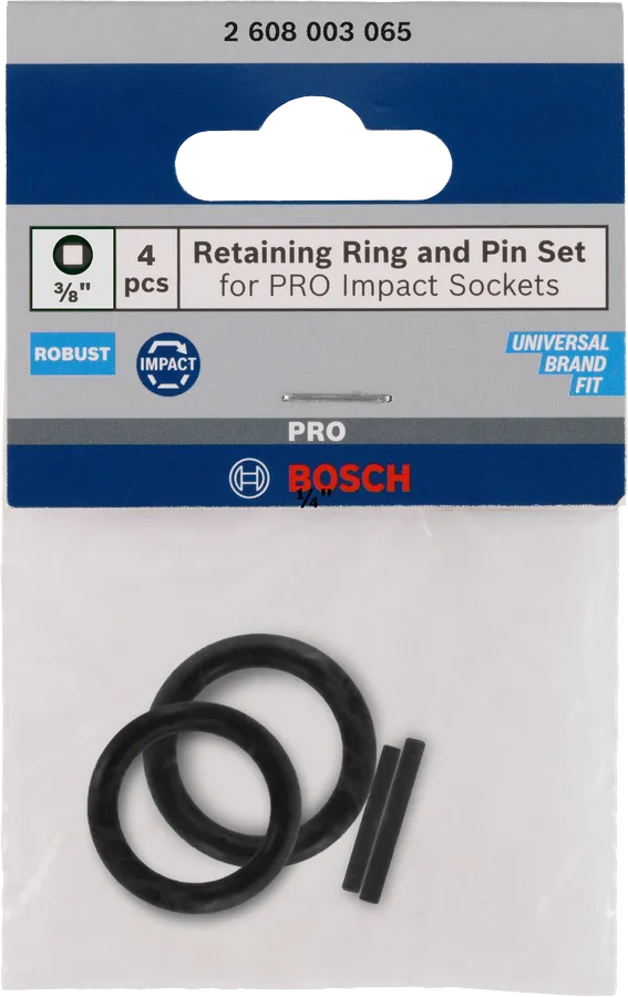Juego de perno y anillo de retención para llaves tubo PRO Impact