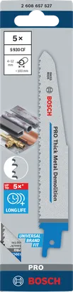 Bosch PRO Demolición de metal grueso S930CF paquete de 5.
