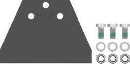 Juego de repuesto para rascador de suelo Bosch PRO SDS plus, 130 mm.
