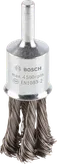 Cepillo de cerdas duras de acero inoxidable Bosch PRO, 19 mm.
