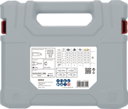 Juego de mandril Q-Lock para sierra de corona multimaterial Bosch PRO de 15 piezas.