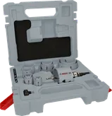 Juego de mandril Q-Lock para sierra de corona multimaterial Bosch PRO, 15 piezas.