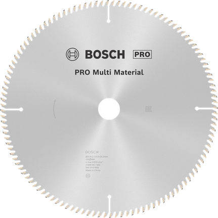 Hoja de sierra circular multimaterial Bosch PRO T120.