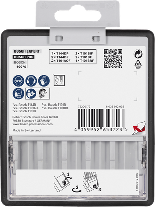 Juego de 10 piezas para madera dura y laminado Bosch PRO de 83 mm.