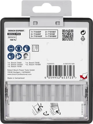 Juego de 10 piezas para madera dura y laminado Bosch PRO de 83 mm.