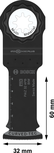 Hoja multiherramienta Bosch PRO PAIZ 32 APB, 32 x 60 mm.