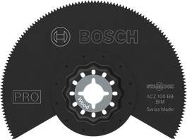 Hoja multiherramienta Bosch PRO ACZ 100 BB para madera, 100 mm de diámetro.