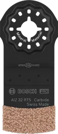 Hoja multiherramienta Bosch PRO AIZ 32 RT5 con filo de carburo.