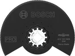 Hoja multiherramienta Bosch PRO ACZ 100 SWB, diámetro 100 mm.