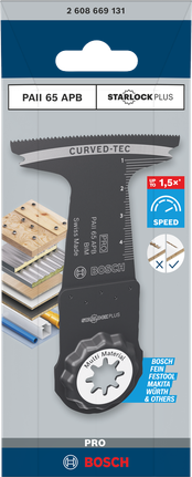 Multiherramienta Bosch PAII 65 APB hoja 65×55 mm.