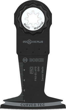 Hoja multiherramienta Bosch PRO PAII 65 APB, 65 x 55 mm.
