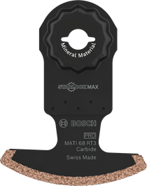Hoja multiherramienta Bosch PRO MATI 68 RT3 para material mineral.