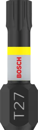 Punta de impacto Bosch PRO Torx T27 de 25 mm para destornilladores de impacto.