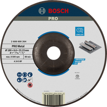 Disco abrasivo para metal Bosch PRO A 24 S BF.