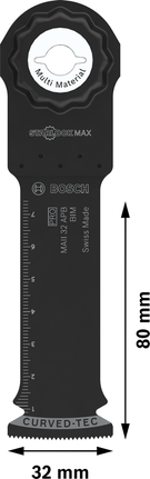 Hoja de corte por inmersión Bosch PRO MAII 32 APB 32x80 mm.