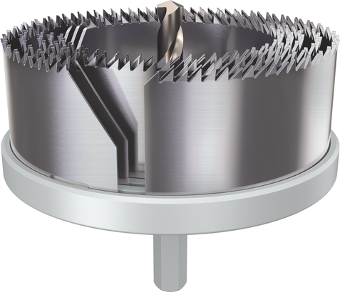 Juego de sierras de copa con eje para madera y drywall