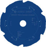 Hoja de sierra circular inalámbrica Bosch EXPERT para fibrocemento, 216 mm.