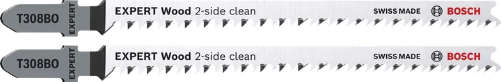 Hojas de sierra de calar Bosch EXPERT Wood, limpieza por ambos lados T308BO, 2 uds.
