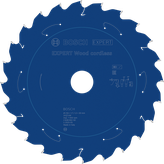 Hoja de sierra circular inalámbrica Bosch EXPERT Wood de 216 mm T24.