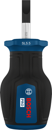 Destornillador Bosch PRO Stubby SL 1,0 x 5,5 x 25 mm.