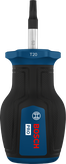 Destornillador Bosch PRO Stubby TX20 con mango ergonómico.