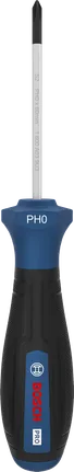 Destornillador Bosch PRO PH0 x 60 mm con mango ergonómico.