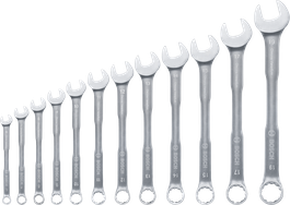 Juego de llaves combinadas Bosch de 6 a 19 mm, 12 piezas.