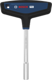Destornillador con punta en T Bosch PRO con agarre ergonómico.