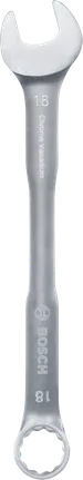 Llave combinada Bosch de 18 mm de cromo vanadio.