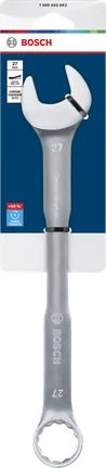 Llave combinada Bosch de 27 mm, cromo vanadio.