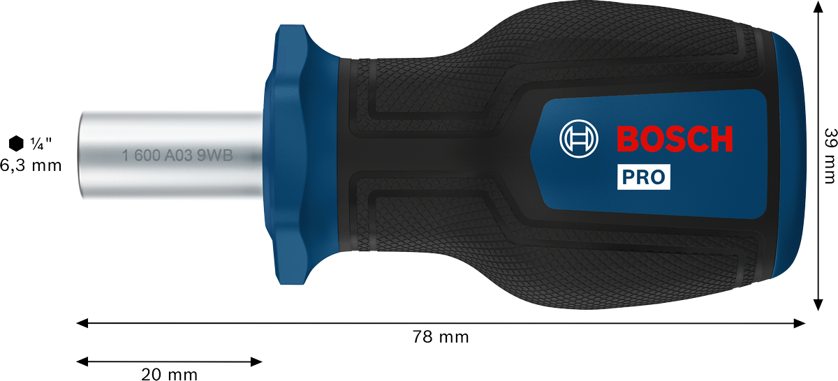 Destornillador de puntas PRO Stubby