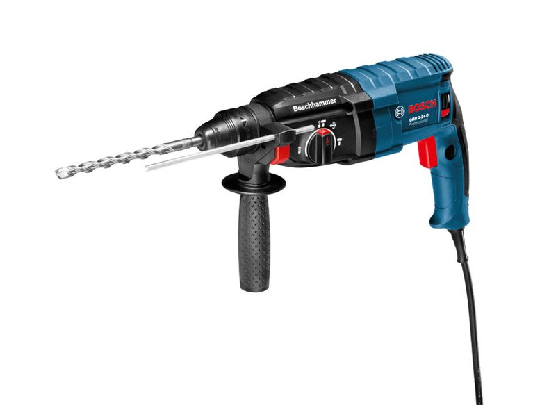 Martillo perforador Bosch GBH 2-24 D con mandril SDS plus.