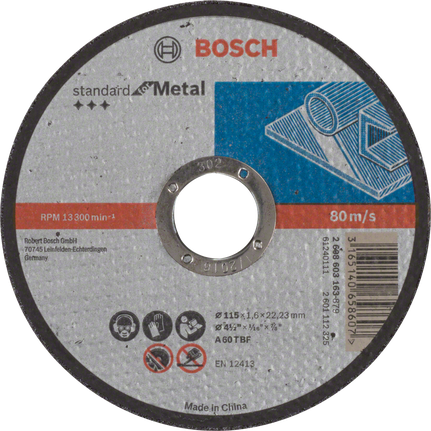 BOSCH 2608603532 Disque de ponçage ''Best for Metal'' avec centre déprimé A  2430 T BF