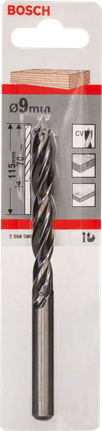 Bosch 9mm brad point drill bit.