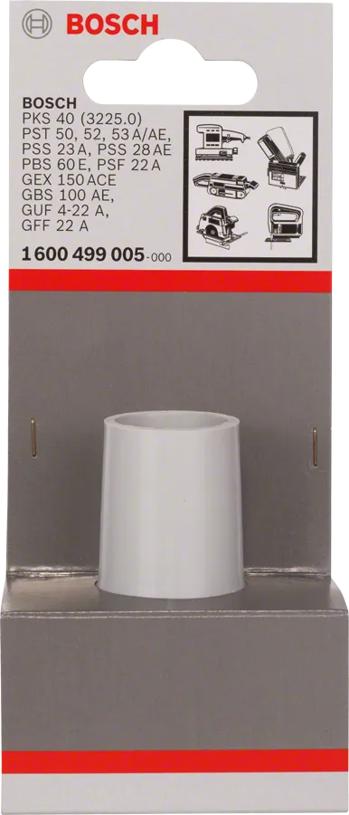 Bosch connector for power tools, 25–35 mm diameter.