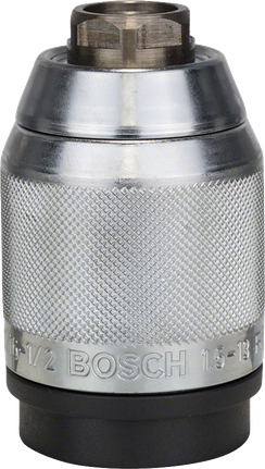 Bosch keyless chuck, matt chrome-plated.