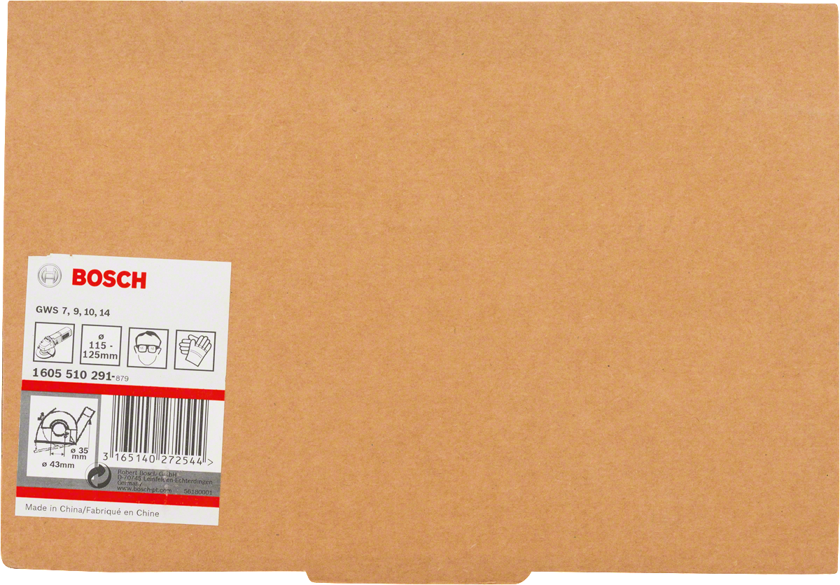 Bosch cutting guide with dust extraction outlet.
