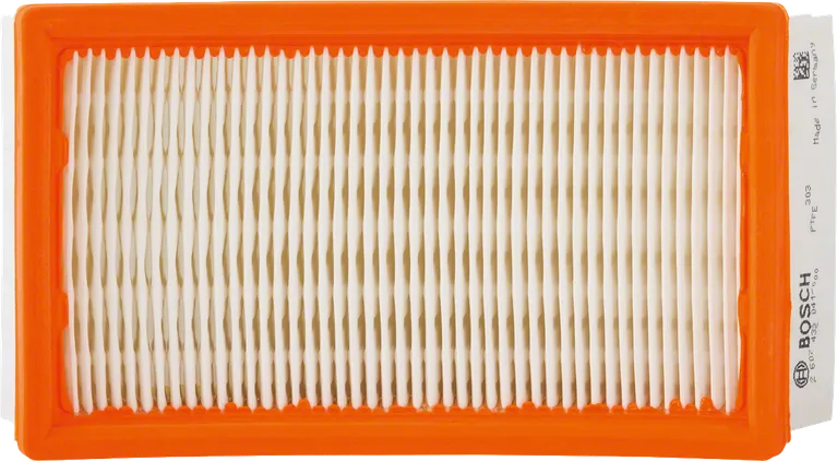 Bosch flat-pleated PTFE filter 6150 cm² for dust extraction.