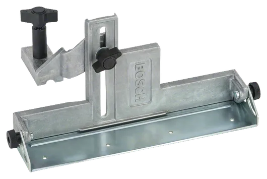Bosch parallel and angle guide for precise cutting.