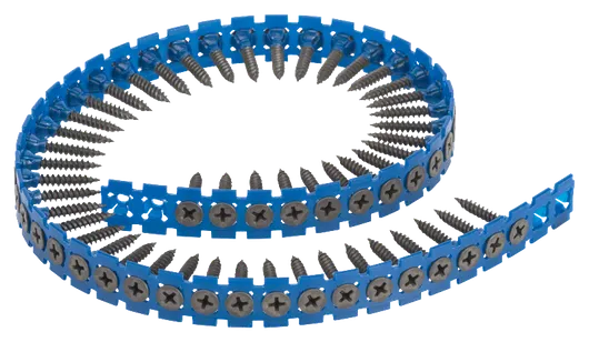 Bosch collated drywall screws strip for screwdrivers.