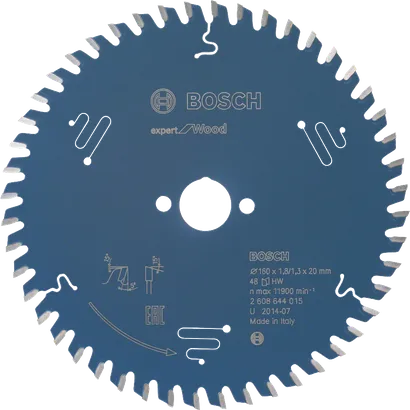Bosch circular saw blade Expert for Wood, 48 teeth.