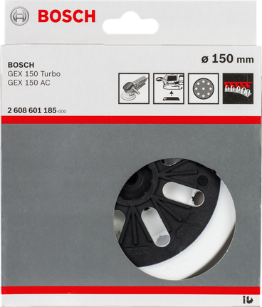Bosch 150 mm sanding pad.