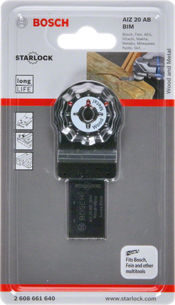 Bosch BIM plunge saw blade 3/4″.