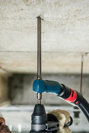 Right angle drilling attachment.