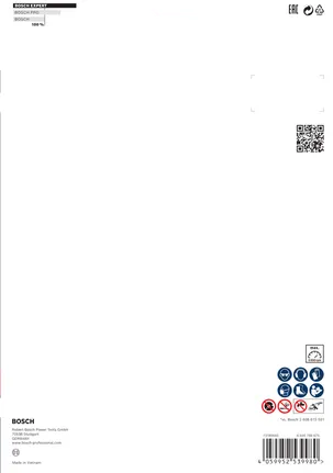 Bosch EXPERT MultiMaterial diamond cutting disc 230×22.23×2.4×15 mm.